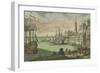 The harbour in Boston, Massachusetts, c.1770-80-Franz Xavier Habermann-Framed Giclee Print