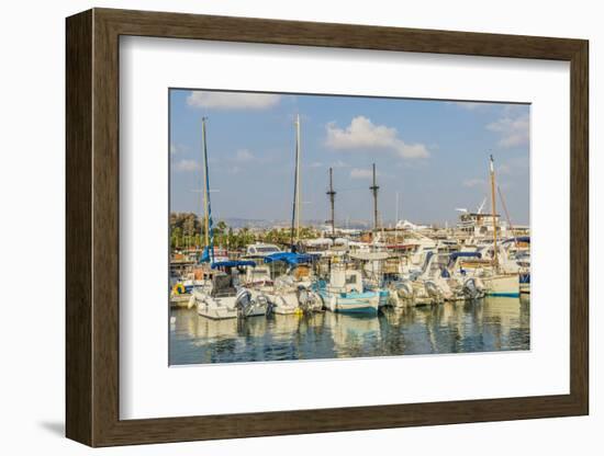 The harbour in Paphos, Cyprus-Chris Mouyiaris-Framed Photographic Print