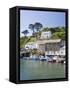 The Harbour in Polperro in Cornwall, England, United Kingdom, Europe-David Clapp-Framed Stretched Canvas