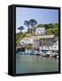 The Harbour in Polperro in Cornwall, England, United Kingdom, Europe-David Clapp-Framed Stretched Canvas