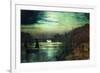 The Harbour Lights, Whitby-John Atkinson Grimshaw-Framed Giclee Print