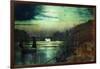 The Harbour Lights, Whitby-John Atkinson Grimshaw-Framed Giclee Print