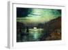 The Harbour Lights, Whitby-John Atkinson Grimshaw-Framed Giclee Print