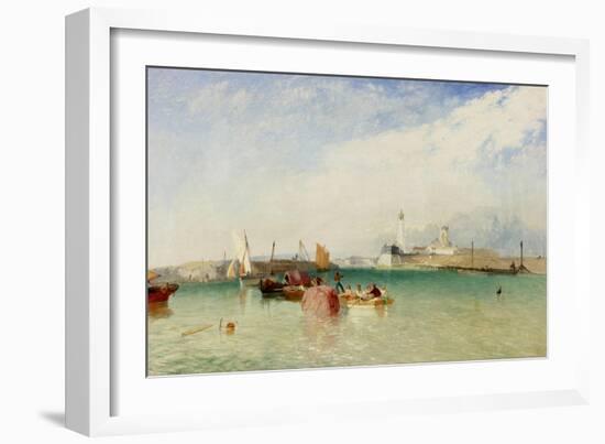 The Harbour, Littlehampton, 1851-James Baker Pyne-Framed Giclee Print