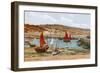 The Harbour, Lyme Regis-Alfred Robert Quinton-Framed Giclee Print