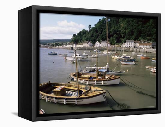 The Harbour, Minehead, Somerset, England, United Kingdom-Chris Nicholson-Framed Stretched Canvas