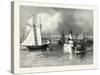 The Harbour-Mouth, Cobourg, Canada, Nineteenth Century-null-Stretched Canvas