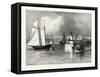 The Harbour-Mouth, Cobourg, Canada, Nineteenth Century-null-Framed Stretched Canvas