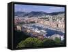 The Harbour, Nice, Alpes Maritimes, Cote d'Azur, Provence, France, Europe-Guy Thouvenin-Framed Stretched Canvas