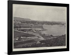 The Harbour of Barcelona-null-Framed Giclee Print