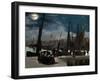The harbour of Boulogne in moonlight. Oil on canvas (1869) 82 x 101 cm R. F. 1993.-Edouard Manet-Framed Giclee Print