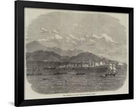 The Harbour of Callao, with the Peruvian Fleet-null-Framed Giclee Print