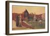 'The Harbour of Refuge', 1872, (c1900)-Fred Walker-Framed Giclee Print