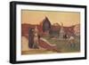 'The Harbour of Refuge', 1872, (c1900)-Fred Walker-Framed Giclee Print