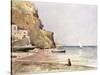 The Harbour of Sorrento, 1864 (W/C)-Henri-Joseph Harpignies-Stretched Canvas