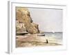 The Harbour of Sorrento, 1864 (W/C)-Henri-Joseph Harpignies-Framed Giclee Print