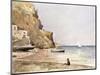 The Harbour of Sorrento, 1864 (W/C)-Henri-Joseph Harpignies-Mounted Giclee Print