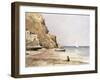 The Harbour of Sorrento, 1864 (W/C)-Henri-Joseph Harpignies-Framed Giclee Print