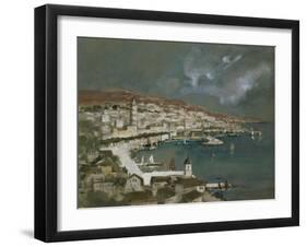 The Harbour of Split, Croatia-Hercules Brabazon Brabazon-Framed Giclee Print