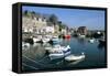 The Harbour, Padstow, Cornwall, England, United Kingdom-Charles Bowman-Framed Stretched Canvas