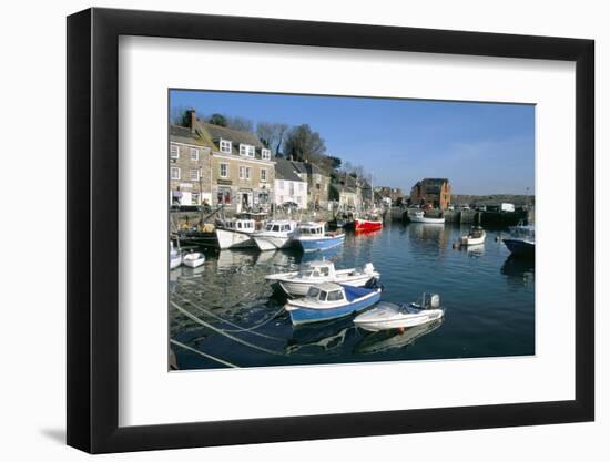 The Harbour, Padstow, Cornwall, England, United Kingdom-Charles Bowman-Framed Photographic Print
