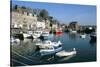 The Harbour, Padstow, Cornwall, England, United Kingdom-Charles Bowman-Stretched Canvas