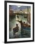 The Harbour, Polperro, Cornwall, 1924-1926-Edward Frederick Ertz-Framed Giclee Print