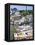 The Harbour, Polperro, Cornwall, England, United Kingdom, Europe-David Clapp-Framed Stretched Canvas