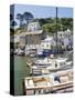 The Harbour, Polperro, Cornwall, England, United Kingdom, Europe-David Clapp-Stretched Canvas