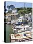 The Harbour, Polperro, Cornwall, England, United Kingdom, Europe-David Clapp-Stretched Canvas