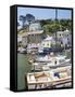 The Harbour, Polperro, Cornwall, England, United Kingdom, Europe-David Clapp-Framed Stretched Canvas