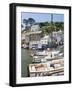 The Harbour, Polperro, Cornwall, England, United Kingdom, Europe-David Clapp-Framed Photographic Print