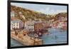 The Harbour, Polperro-Alfred Robert Quinton-Framed Giclee Print