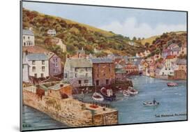 The Harbour, Polperro-Alfred Robert Quinton-Mounted Giclee Print