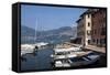 The Harbour, Porto, Lake Garda, Italian Lakes, Veneto, Italy, Europe-James Emmerson-Framed Stretched Canvas