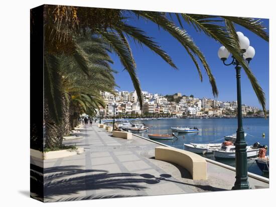 The Harbour, Sitia, Lasithi Region, Crete, Greek Islands, Greece, Europe-Stuart Black-Stretched Canvas