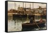 The Harbour, St.Ives, Cornwall-William Henry Bartlett-Framed Stretched Canvas