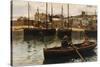 The Harbour, St.Ives, Cornwall-William Henry Bartlett-Stretched Canvas