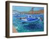 The Harbour, Tinos, 2012-Andrew Macara-Framed Giclee Print