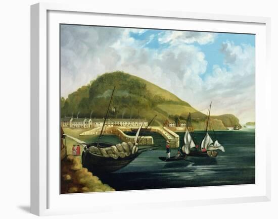 The Harbour, Torquay, C.1780-null-Framed Giclee Print