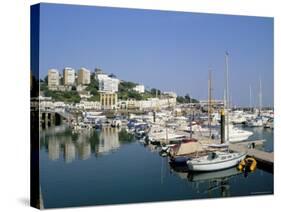 The Harbour, Torquay, Devon, England, United Kingdom-John Miller-Stretched Canvas