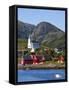 The Harbour Town of Malnes, Vesteralen, Nordland, Norway-Doug Pearson-Framed Stretched Canvas