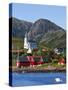 The Harbour Town of Malnes, Vesteralen, Nordland, Norway-Doug Pearson-Stretched Canvas