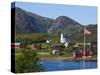 The Harbour Town of Malnes, Vesteralen, Nordland, Norway-Doug Pearson-Stretched Canvas