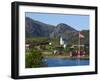 The Harbour Town of Malnes, Vesteralen, Nordland, Norway-Doug Pearson-Framed Photographic Print