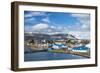 The Harbour Town of Puerto Natales, Patagonia, Chile, South America-Michael Nolan-Framed Photographic Print