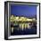 The Harbour with Restaurants at Dusk, St. Martin, Ile de Re, Poitou-Charentes, France, Europe-Stuart Black-Framed Photographic Print