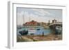 The Harbour, Yarmouth, I of Wight-Alfred Robert Quinton-Framed Giclee Print