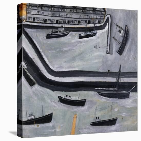 The Harbour-Alfred Wallis-Stretched Canvas