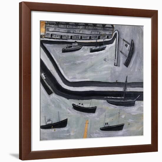 The Harbour-Alfred Wallis-Framed Giclee Print